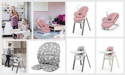 Stokke® Steps™ ριλάξ και μαξιλάρια baby set σε ελκυστικά νέα χρώματα που ταιριάζουν στο στυλ και το χώρο σας!