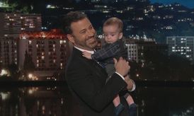 Ο Τζίμι Κίμελ πήρε το γιο του στο στούντιο - και δεν απέφυγε τις συγκινήσεις