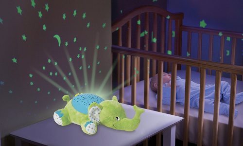 Βρεφικό φωτιζόμενο λούτρινο για το παιδικό δωμάτιο με χαλαρωτικούς ήχους