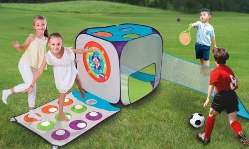 Κύβος με έξι σπορτ παιχνίδια για τον κήπο - Για ατελείωτες ώρες διασκέδασης