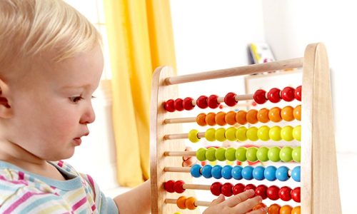 Ξύλινο αριθμητήριο για τις πρώτες αριθμητικές πράξεις του παιδιού