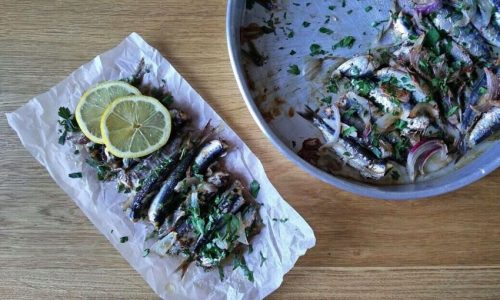 Συνταγή για σαρδέλες φούρνου με λαδορίγανη