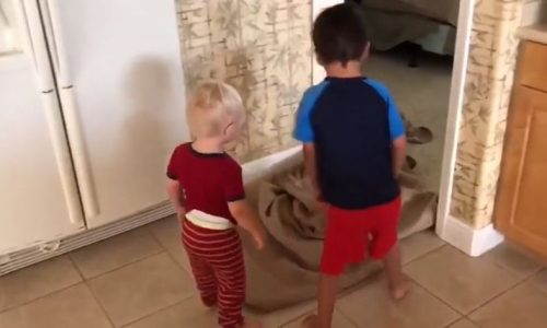 «Μπαμπά, πού είσαι;» - Το τρικ που άφησε άφωνους τους μπόμπιρες (vid)