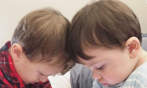 Αναγνωρίζετε τα αδέλφια της φωτογραφίας; Είναι γιοι γνωστής παρουσιάστριας (pics)