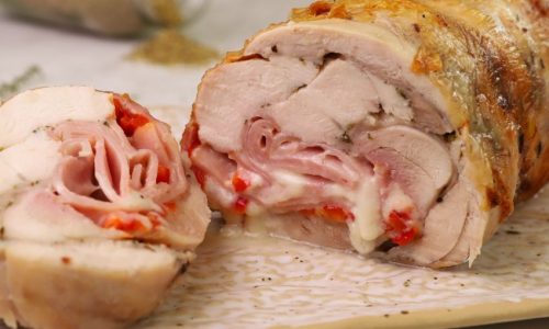 Συνταγή για πεντανόστιμο σπιτικό ρολό κοτόπουλο