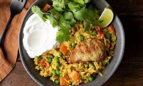 Χοιρινό κάρι με ρύζι - Εύκολο και απλό με τέλεια γεύση