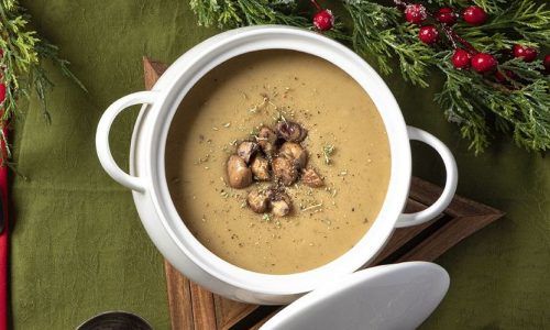 Βελουτέ σούπα κάστανο για το γιορτινό τραπέζι