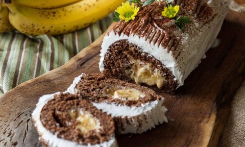 Roulade Banoffee - H καλύτερη συνταγή για κορμό μπανόφι είναι αυτή