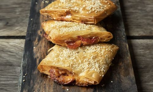 Κολατσιό για το σχολείο: Ατομικές ζαμπονοτυρόπιτες με φύλλο κρούστας