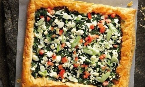 Γρήγορη σπανακόπιτα με φύλλο σφολιάτας
