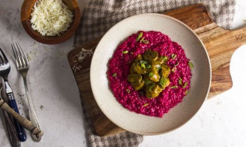 Τραχανότο με παντζάρι και κοτόπουλο - Πλούσια γεύση για μικρούς και μεγάλους