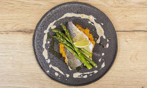 Τσιπούρα στον ατμό με πουρέ γλυκοπατάτας - Τέλειος συνδυασμός