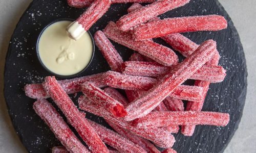 Red velvet churros - Το πιο γευστικό επιδόρπιο