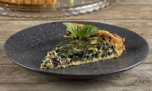 Συνταγή για αλμυρή τάρτα: Κις Λορέν με σπανάκι