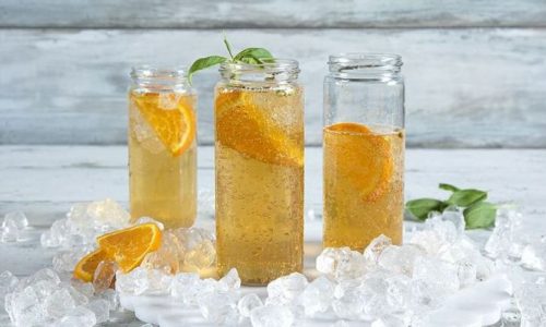 Iced tea cocktail με πορτοκάλι για κουρασμένες μαμάδες