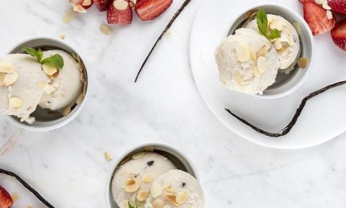 Vegan παγωτό βανίλια αμύγδαλο - Ό,τι πιο νόστιμο θα φτιάξετε σήμερα