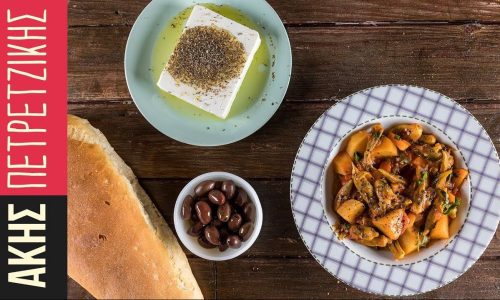 Μπάμιες λαδερές από τον Άκη Πετρετζίκη