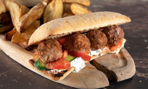 Νόστιμο σνακ για παιδιά : Σάντουιτς με κεφτεδάκια