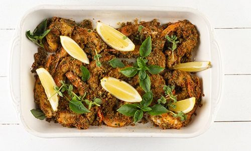 Γαρίδες ριγανάτες στον φούρνο - Έτοιμες σε 20 λεπτά