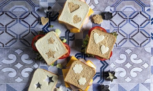 Κολατσιό για το σχολείο: Παιδικά τοστάκια αστεράκια