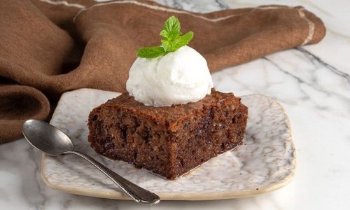 Σιροπιαστή καρυδόπιτα με σοκολάτα και πορτοκάλι