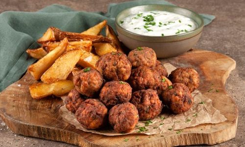 Μαμαδίστικα κεφτεδάκια στο τηγάνι με δυόσμο