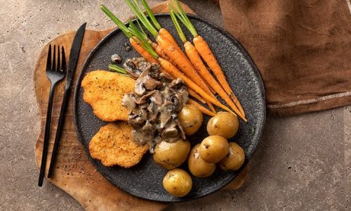 Vegan σνίτσελ αλά κρεμ - Ζουμερό και πεντανόστιμο