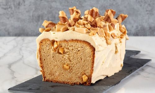 Κέικ με φιστικοβούτυρο και καραμέλες - Απλά, πεντανόστιμο
