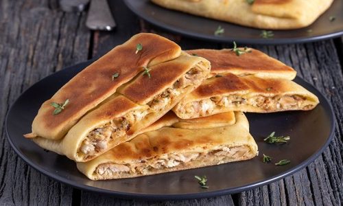 Γκιοζλεμές με κοτόπουλο στο τηγάνι