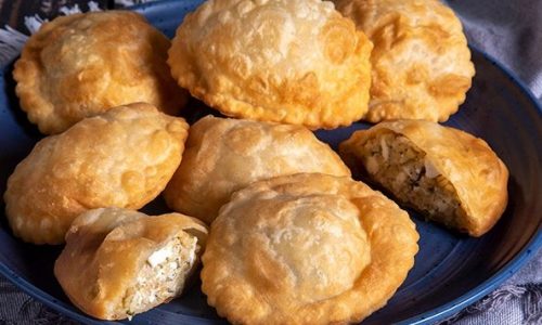 Ραφιόλια με πλιγούρι και φέτα - Αφράτα και πολύ νόστιμα