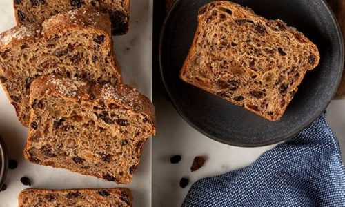 Αφράτο σταφιδόψωμο για τα παιδιά - Ιδανικό σνακ και για το σχολείο