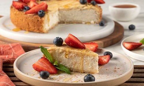 Λαχταριστό cheesecake με ανθότυρο