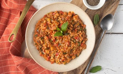 Ριζότο σαν γεμιστά - Πεντανόστιμο και εύκολο