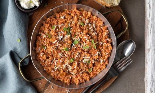 Καγιανάς με ξινομυζήθρα - Έτοιμος σε 10 λεπτά