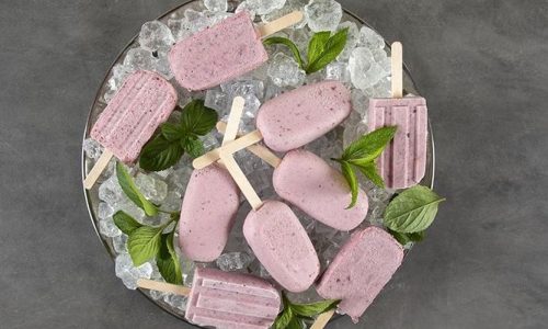 Popsicles με γιαούρτι και κεράσια - Τα παιδιά θα τα λατρέψουν