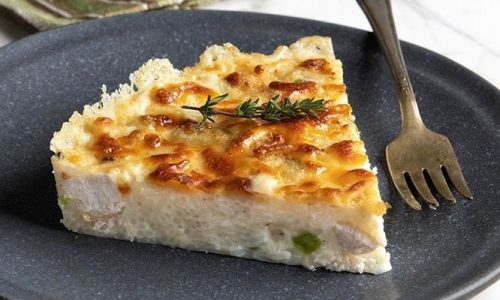 Αλμυρή ρυζόπιτα χωρίς φύλλο - Έτοιμη  σε λιγότερο από 30 λεπτά