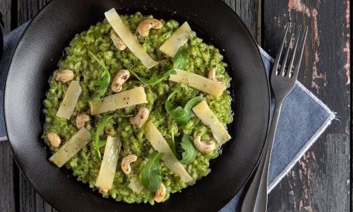 Εύκολο και νόστιμο ριζότο με πέστο βασιλικού