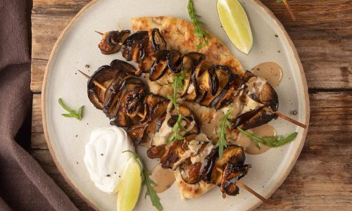 Πικάντικα σουβλάκια μελιτζάνας - Ιδανικά για finger food