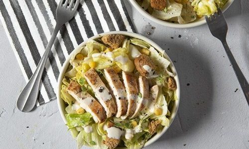 Light caesar salad - Εύκολη, νόστιμη και υγιεινή