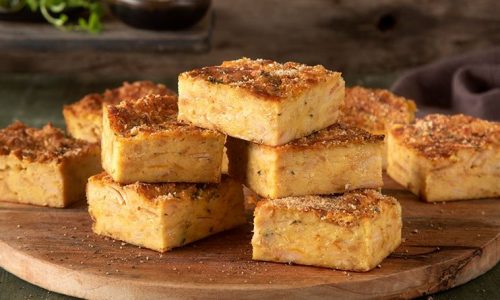 Ζαμπονοτυρόπιτα της τεμπέλας χωρίς φύλλο