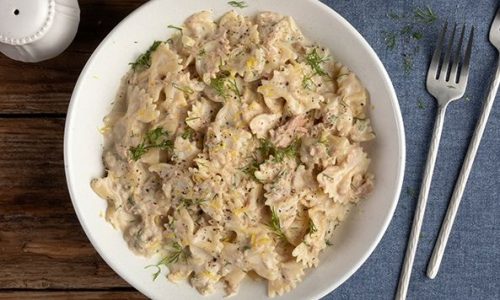 Φαρφάλες με τόνο και βότκα - Έτοιμες σε μισή ωρίτσα