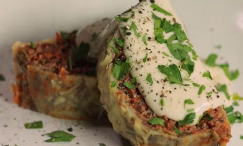 Μουσακάς ρολό - Διαφορετικός στην όψη αλλά τόσο νόστιμος