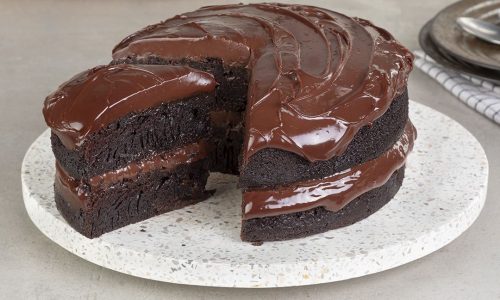 Τούρτα με γκανάς σοκολάτας - Σοκολατένια απόλαυση