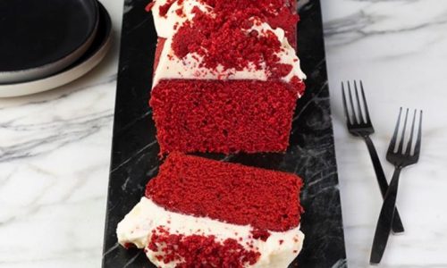 Red velvet cake σε φόρμα - Μια συνταγή για την Ημέρα των Ερωτευμένων