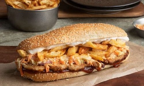 Σπιτικό βρόμικο με πανσετάκια και σαλάτα λάχανο-καρότο