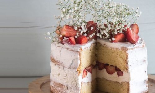 Γιορτή της Μητέρας: Τούρτα με φράουλες και μασκαρπόνε