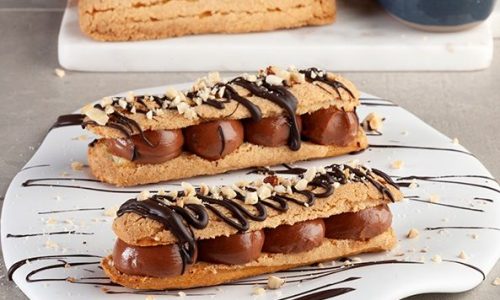 Εκλέρ με κρακελίν - Μια παραλλαγή του γαλλικού γλυκού