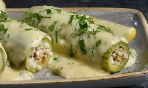 Κολοκυθάκια γεμιστά με αυγολέμονο σαν της γιαγιάς