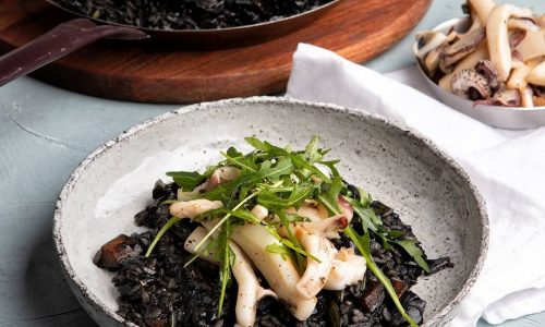 Ριζότο με σουπιές έτοιμο σε 15 λεπτά