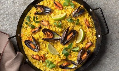 Λαχταριστό κριθαρότο με μύδια και σαφράν